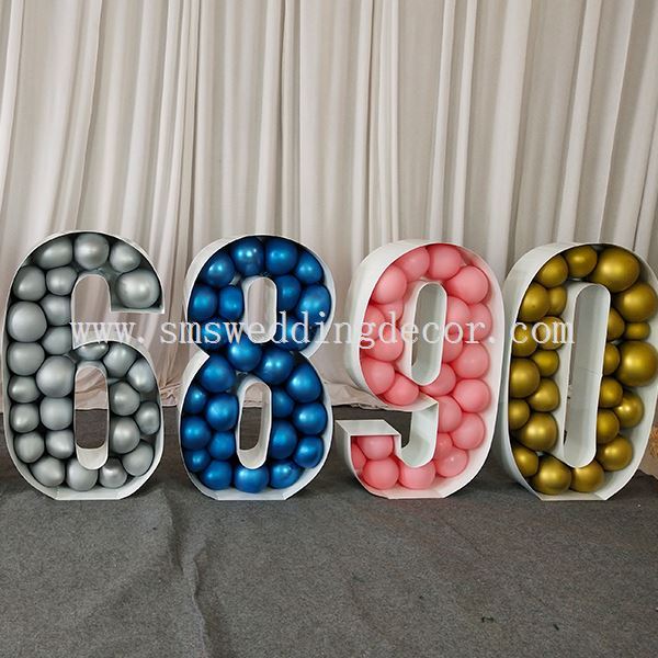 balloon mosaic number 9