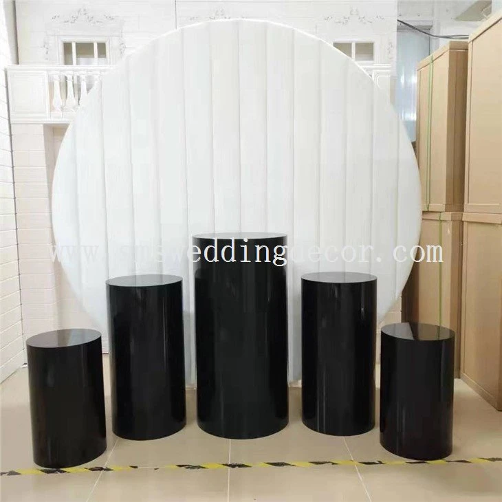black acrylic plinth