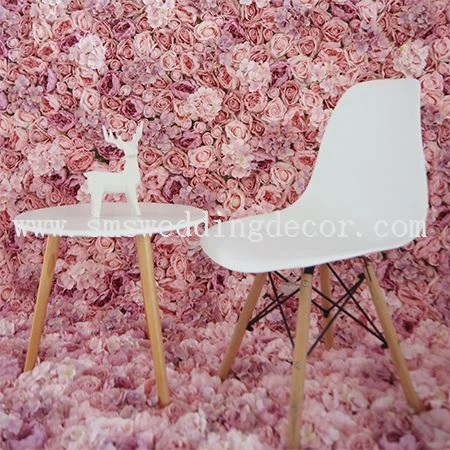 backdrop artificial flowers