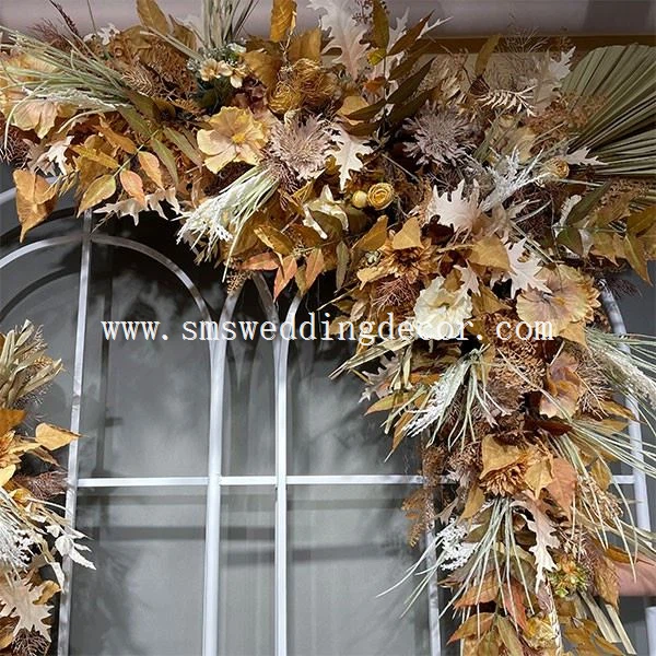 boho wedding arch flowers